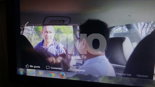 El auto de Daniel Passarella quedó hecho cenizas tras incendiarse en la ruta 1