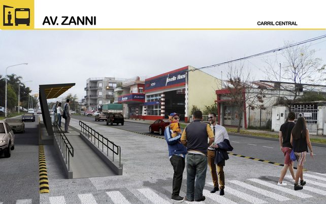 Cómo sería Paraná con Metrobús