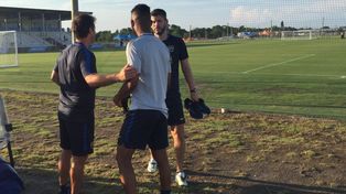 El reencuentro con el entrenador de Boca&nbsp;