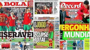 Los medios de Portugal le pegaron duro a su Selección después de perder ante Serbia.&nbsp;