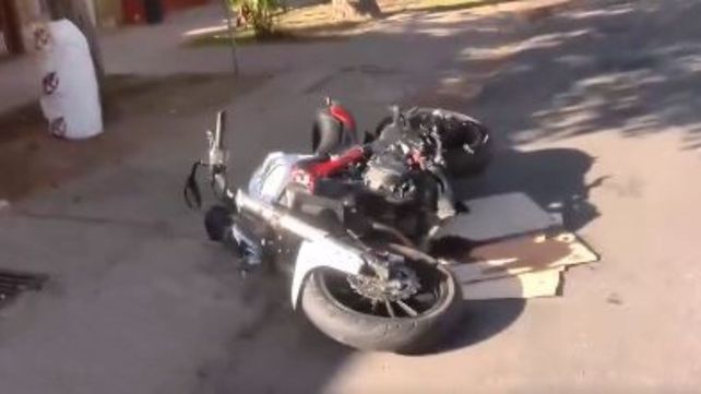 La moto en la que se trasladaba el delincuente tenía pedido de captura.&nbsp;