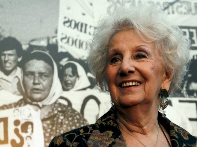 La titular de Abuelas de Plaza de Mayo