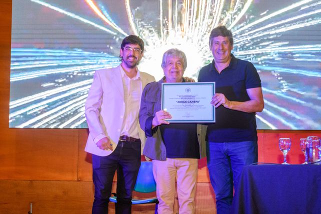 Andrés y Jorge Cánepa y Roly Santacroce