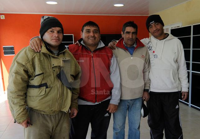 Expectantes. Las obras de construcción de la propuesta fueron llevadas a cabo por un grupo de jóvenes y adultos coordinados por un maestro del Instituto Autárquico Provincial de Industrias Penitenciarias. UNO de Santa Fe/Mauricio Centurión