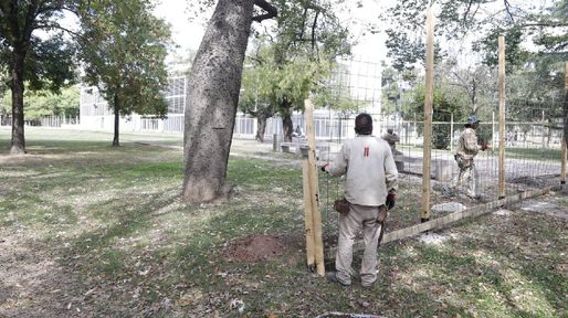 Arrancó otra obra en el Parque Independencia: ahora harán un gimnasio para del Isef