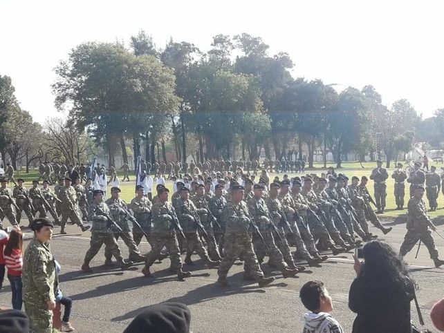 Día de la Bandera.&nbsp;Soldados del Ejercito Argentino juraron la insignia patria en Paraná