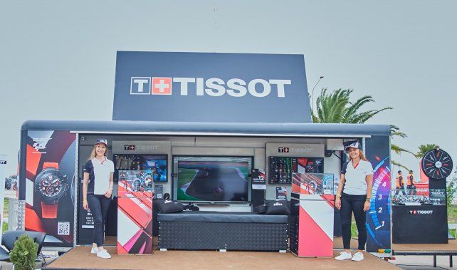 Tissot contó con un espacio de exhibición y venta en la zona Premiun del circuito