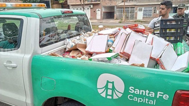 Decomisaron más de 800 kg de alimentos en operativos de control en la ciudad de Santa Fe