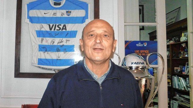 Carlos Fertonani tiene a su cargo el operativo de organización del partido entre Pumas y Wallabies.