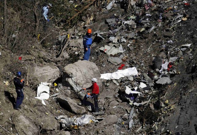 El avión se estrelló el último martes en los Alpes Franceses.