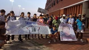 Compañeros del club charrúa, familiares y amigos reclaman el esclarecimiento de la muerte de Giovani Mvogo.