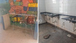 Por el vandalismo y robo de canillas, una escuela del norte&nbsp; de la ciudad se quedó sin clases