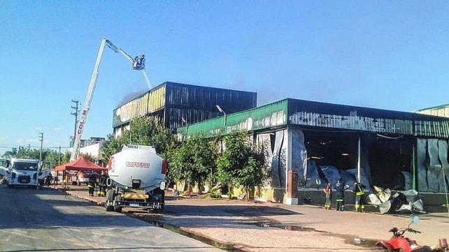 Incendio en Soychú: tras siete horas controlaron las llamas