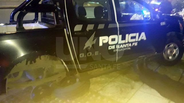 Violento choque entre patrulleros durante una persecución policial