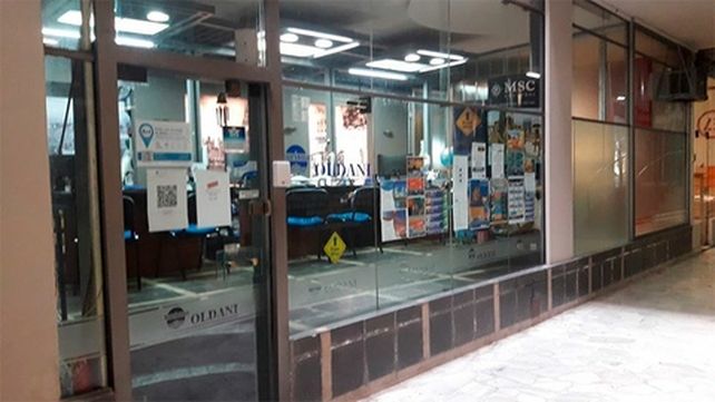 La agencia de turismo donde mataron a Hugo Oldani en febrero de 2020