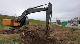 Circunvalación: ante El Niño, el municipio salió a limpiar colectoras