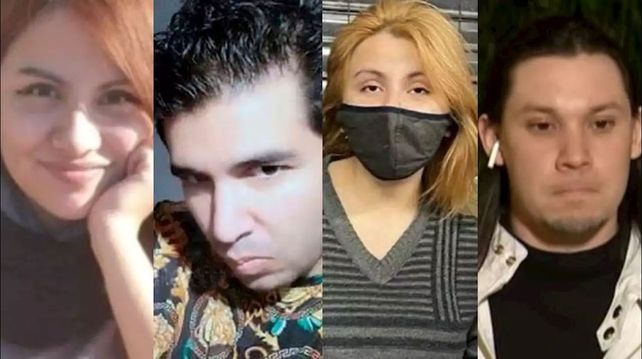 Brenda Uliarte, Fernando Sabag Montiel y Nicolás Carrizo, de la denominada 