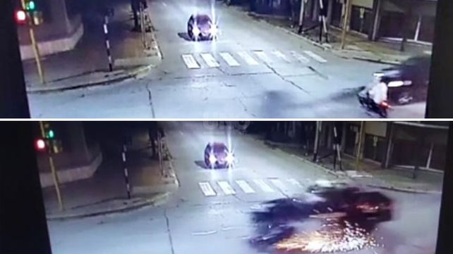 accidente patrullero moto