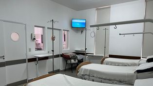 Parte de las instalaciones del centro asistencial modelo.