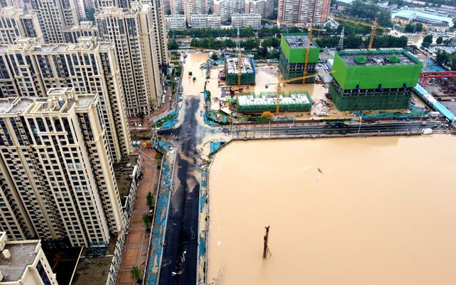 Impactantes imágenes de las inundaciones en China