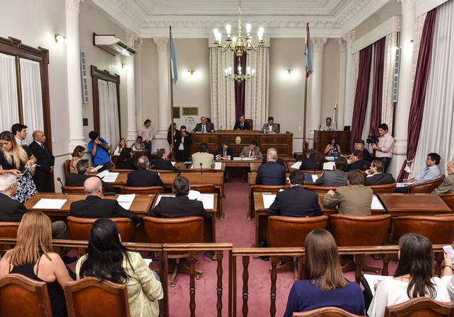 Los 16 senadores que participaron de la sesión votaron a favor del proyecto para convertirlo en Ley. Foto prensa Senado.