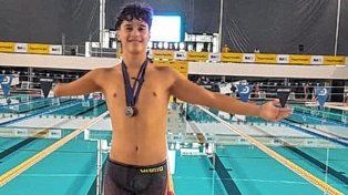 Lucas Leguiza, con apenas 15 años, logró la medalla de plata en los Parapanamericanos. &nbsp;