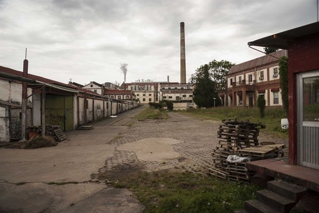 Frigorífico fundido. La planta cerró 20 años atrás y la ciudad sufrió un gran impacto.