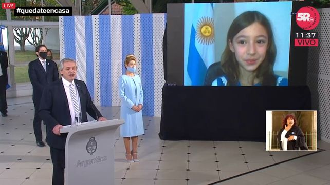 Fernández destacó la figura de Belgrano y dijo que lo inspira a pensar en la utopía de un país mejor