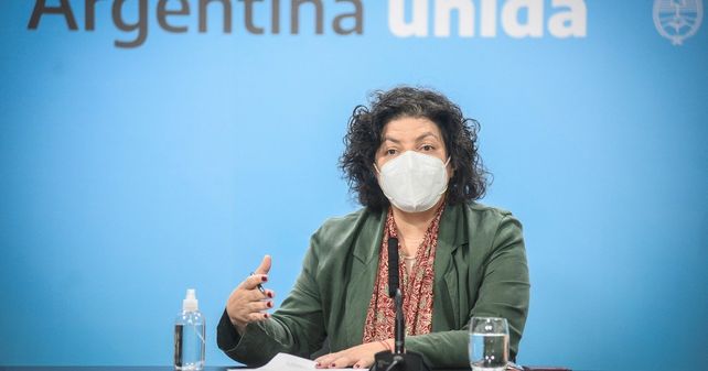 La ministra de Salud de la Nación