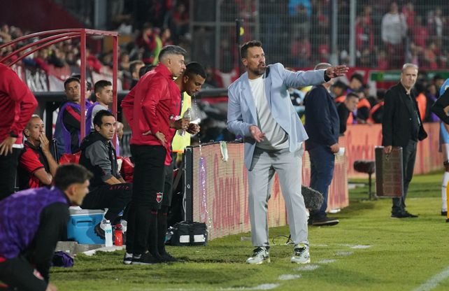 El DT de Newell's Cristian Fabbiani.