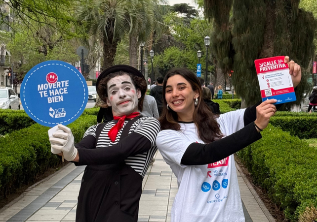 Un domingo para hacer equipo: ICR celebró el Día Mundial del Corazón en la Calle Recreativa.