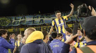 Ángel Di María fue ovacionado por todo el Gigante de Arroyito.