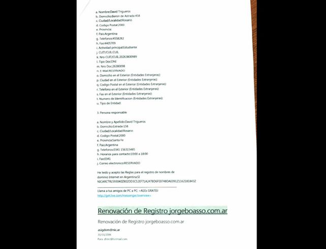 David Trigueros diseñaba las páginas webs personales y de campaña de los candidatos radicales