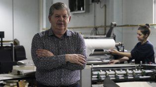 Daniel Bergami es presidente de UGAR en esta región y titular de su empresa gráfica, Maple Rosario.