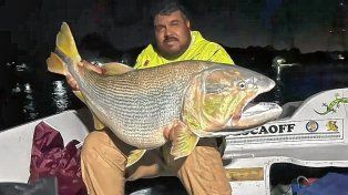 Pesca récord en el Paraná: capturan un dorado de casi 30 kilos frente a Corrientes
