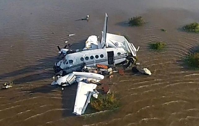 El avión Beechcraft despegó cerca de las 12.30 del martes para realizar un viaje de apenas 15 minutos