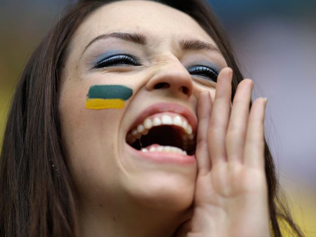 Los hinchas de Brasil no la pasan nada bien
