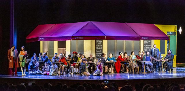 En una reposición de la ópera La Bohème