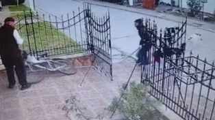 Los videos del momento en que un abuelo mató a su nieto a tiros