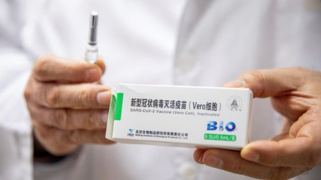 Rosario recibirá 18.900 dosis de la vacuna china para vacunar a docentes