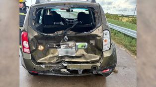 Choque múltiple en la autopista a Córdoba a la altura de Cañada de Gómez