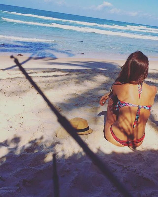 Las fotos de Evangelina Carrozo en Brasil, en un viaje en solitario de reencuentro con ella misma