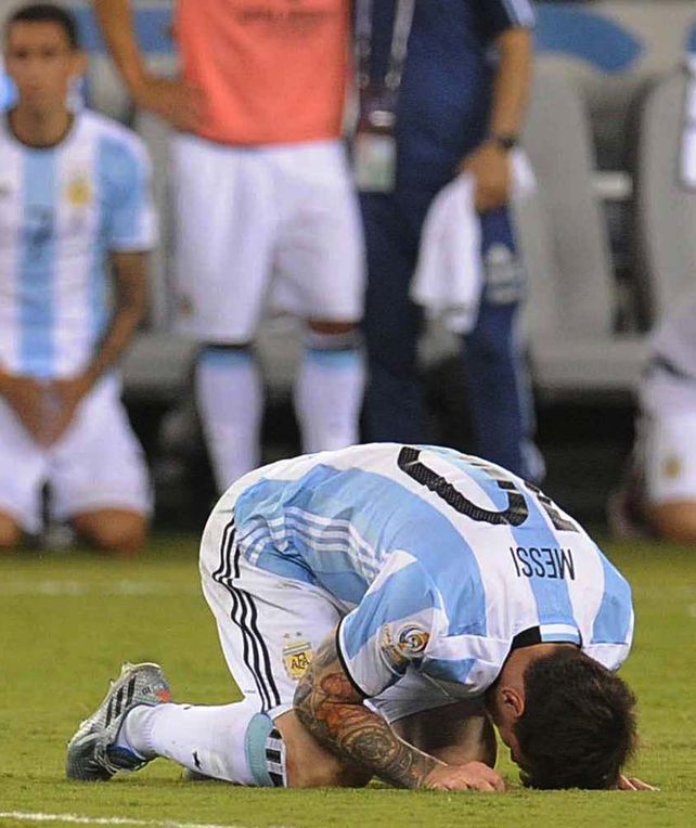 Se terminó la selección para mí, la bomba de Messi tras la derrota en la final ante Chile