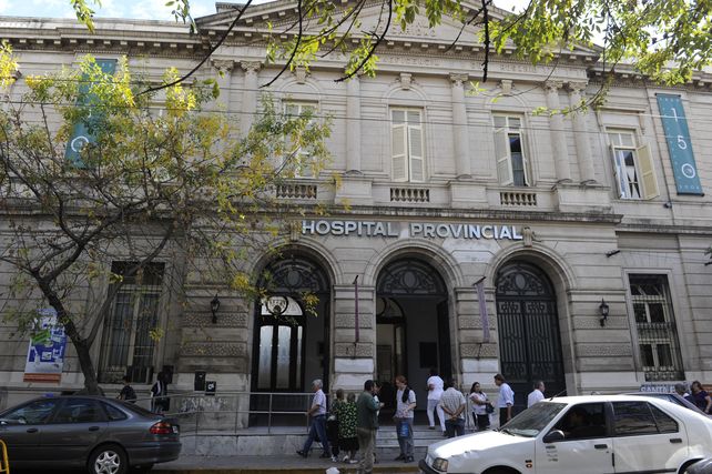 Trágico final. Domínguez llegó pro sus medios al hospital pero falleció mientras lo atendían.