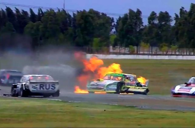 Piloto entrerriano tuvo una largada accidentada en el TC Pista Mouras
