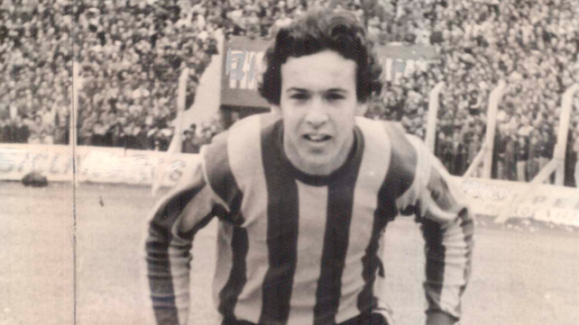 Oscar Rubiola, en su etapa en Rosario Central. Fue campeón en el Nacional 1973.