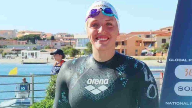 Candela Giordanino de Unión competirá en la prueba de aguas abiertas en el lago del Parque del Sur.