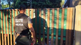 El procedimiento se realizó en una vivienda de Pueblo Esther.