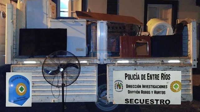 Recuperaron los elementos de una casa que fue desvalijada mientras velaban al dueño