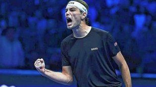 El estadounidense Taylor Fritz irá este domingo por el título en la final de la ATP Finals.